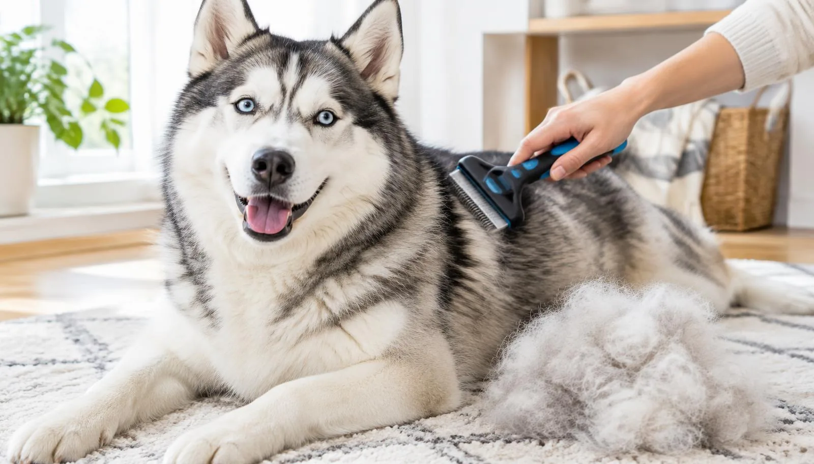 De-Shedding Treatment for a dog